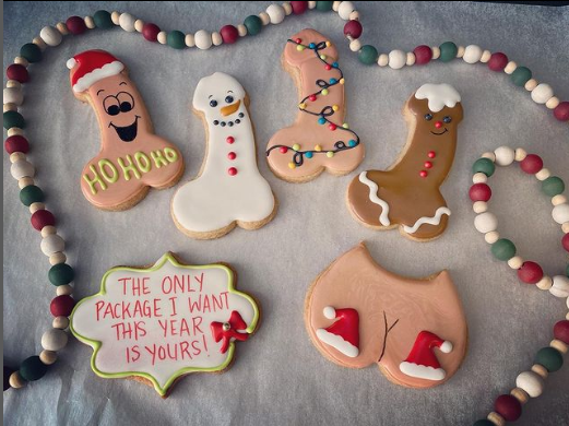 After Dark Winter Decorated Cookies, Box of 6