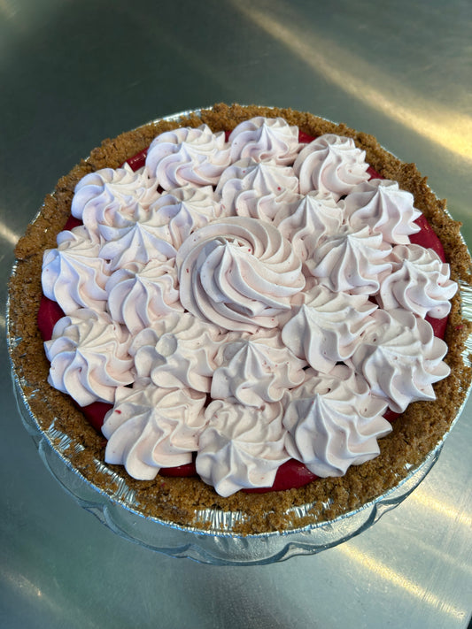 Cranberry Curd Pie