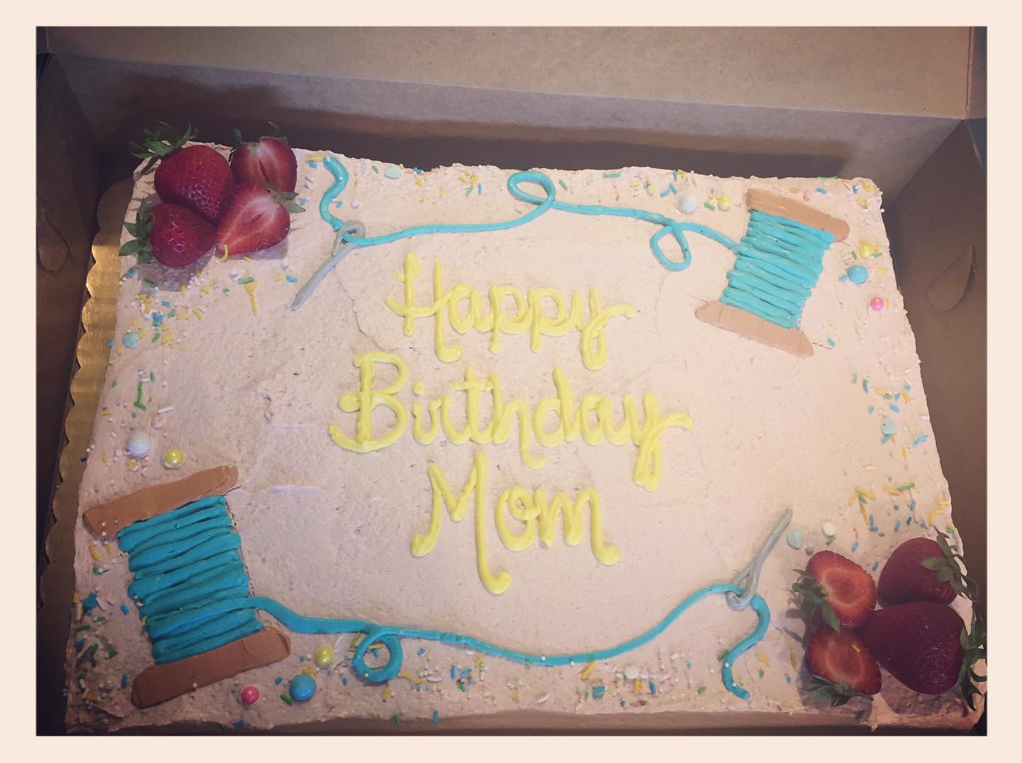 Custom cake for birthday. 